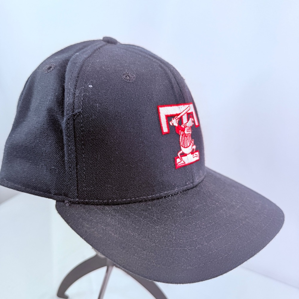 Vintage Toledo Mud Hens New Era Snapback Hat Made in USA Black MiLB Cap